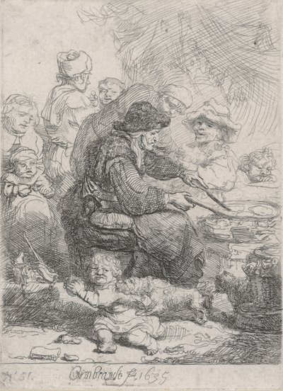 Pandekagekvinden af Rembrandt van Rijn