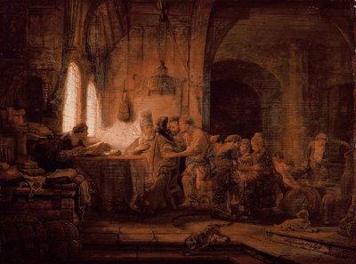 Lignelsen om arbejderne i vingården af Rembrandt van Rijn