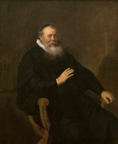 Prædikanten Eleazar Swalmius af Rembrandt Harmensz. van Rijn
