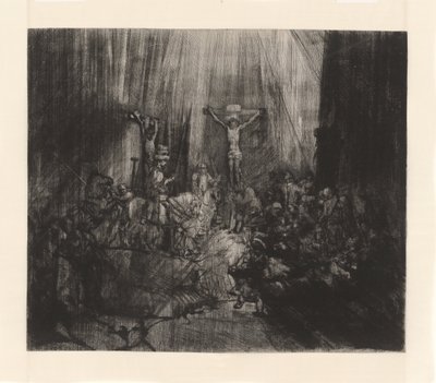 De tre kors, ca. 1653-55 (kobberstik) af Rembrandt Harmensz. van Rijn