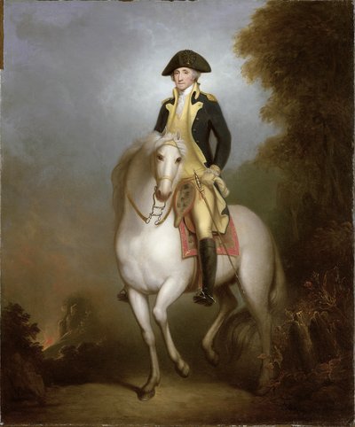 Ridesportræt af George Washington af Rembrandt Peale