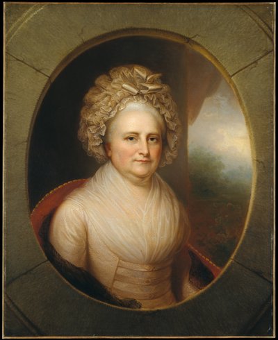 Martha Washington af Rembrandt Peale