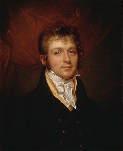 Portræt af Edward Shippen Burd of Philadelphia, ca. 1806-1808. af Rembrandt Peale
