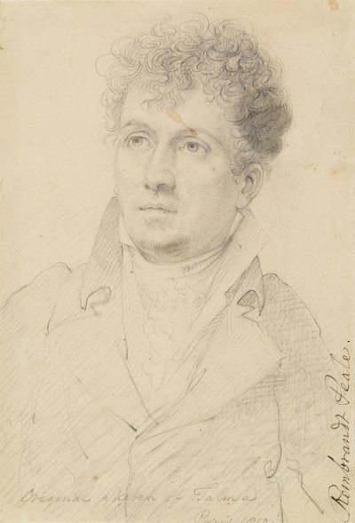 Portræt af François Joseph Talma af Rembrandt Peale