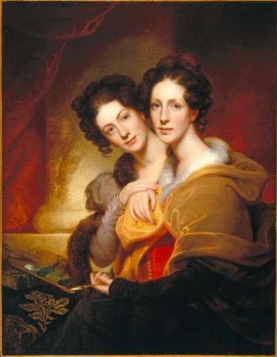 Søstrene (Eleanor og Rosalba Peale) af Rembrandt Peale