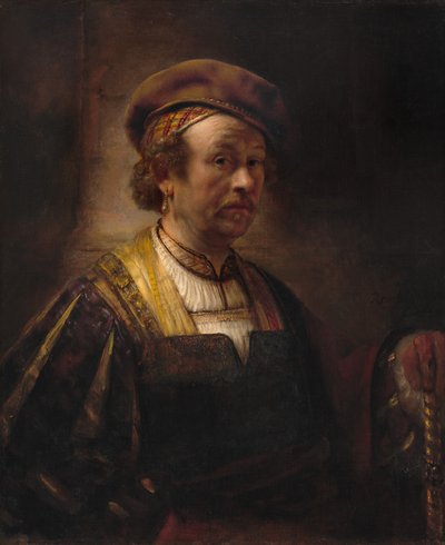 Portræt af Rembrandt, 1650. af Rembrandt Workshop
