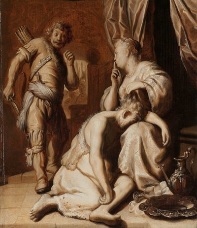 Samson og Delila af Rembrandt van Rijn (attributed to)