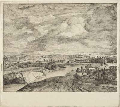 „---- Uvejr“ efter Rembrandt af Rembrandt van Rijn