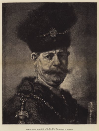 Et Portræt af Rembrandt van Rijn
