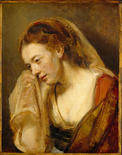 En kvinde grædende, c.1647 af Rembrandt van Rijn