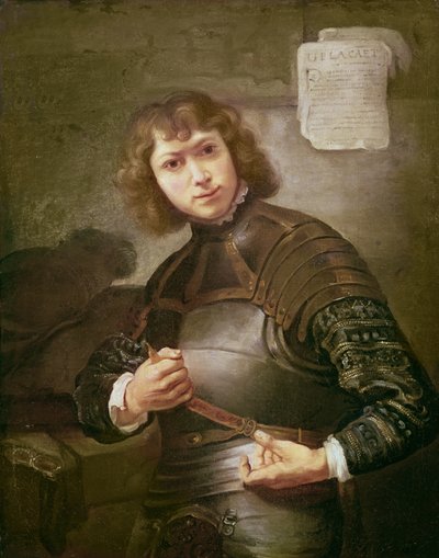En ung mand i rustning af Rembrandt van Rijn