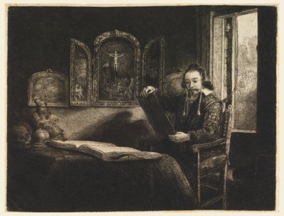 Abraham Francen, apoteker af Rembrandt van Rijn