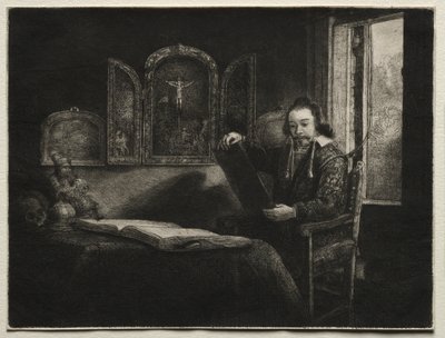 Abraham Francen, apoteker, ca. 1657. af Rembrandt van Rijn
