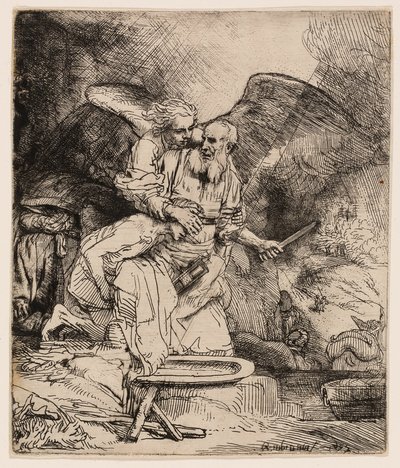 Abrahams offer af Rembrandt van Rijn