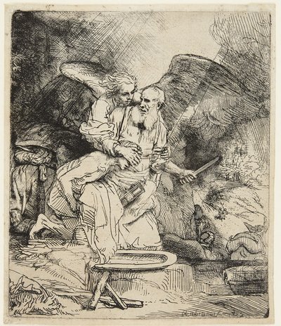 Abrahams offer af Rembrandt van Rijn