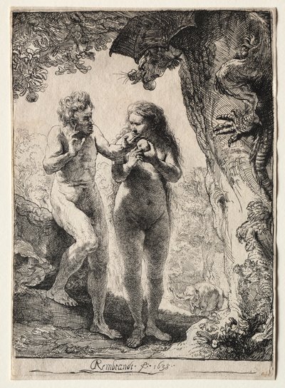 Adam og Eva af Rembrandt van Rijn