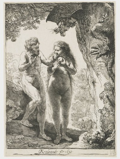 Adam og Eva af Rembrandt van Rijn