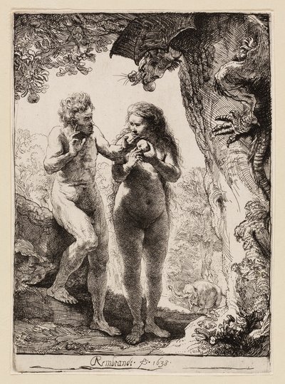 Adam og Eva af Rembrandt van Rijn