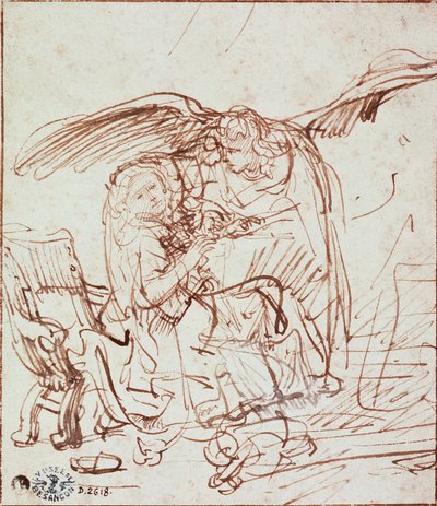Bebudelsen (tegning) af Rembrandt van Rijn