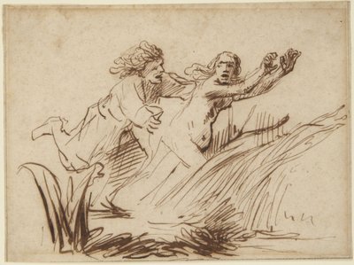 Apollo og Daphne af Rembrandt van Rijn