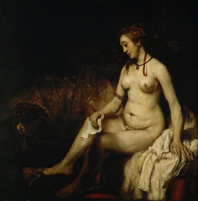 Bathsheba ved hendes bad Bathsheba med kong Davids brev af Rembrandt van Rijn
