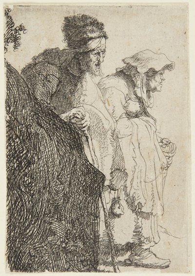 Tiggermanden og tiggerkvinden af Rembrandt van Rijn