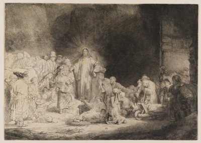 Kristus helbreder de syge af Rembrandt van Rijn