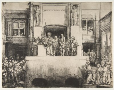 Kristus præsenteret for folket, 1655. af Rembrandt van Rijn