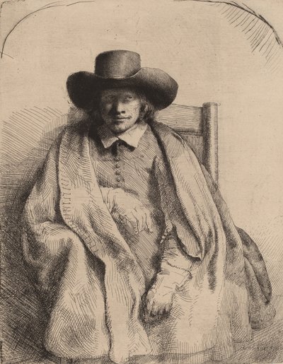 Clement de Jonghe, 1651. af Rembrandt van Rijn