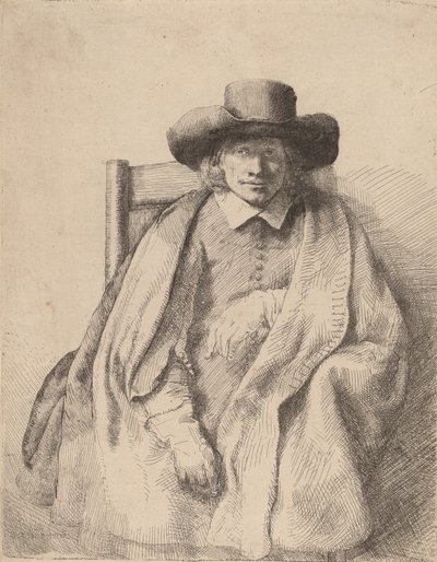 Clement de Jonghe, 1651. af Rembrandt van Rijn