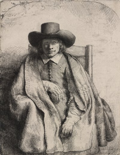 Clement de Jonghe, 1651. af Rembrandt van Rijn