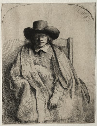 Clement de Jonghe, trykkeri, 1651. af Rembrandt van Rijn