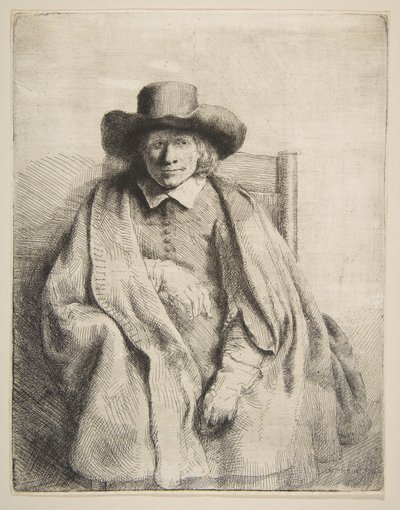 Clement de Jonghe, trykkeri, 1651. af Rembrandt van Rijn