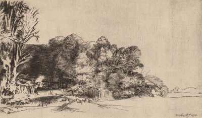 Træklump med udsigt, 1652. af Rembrandt van Rijn