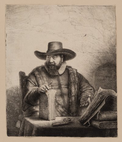 Cornelis Claesz. Anslo, Prædikant af Rembrandt van Rijn