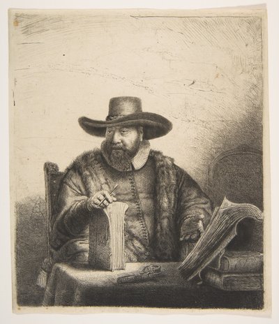 Cornelis Claesz Anslo, Prædikant af Rembrandt van Rijn