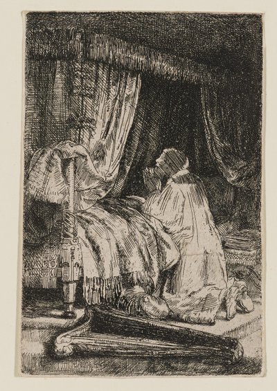 David i bøn af Rembrandt van Rijn