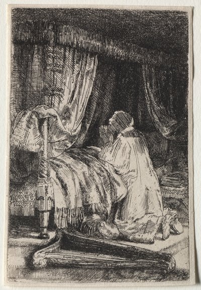 David i bøn, 1652. af Rembrandt van Rijn