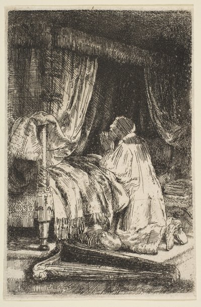 David i bøn, 1652. af Rembrandt van Rijn