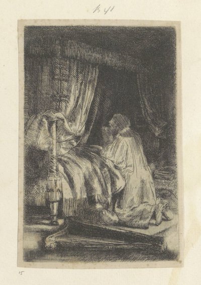 David i gebed Samling af 85 originale tryk (serietitel) af Rembrandt van Rijn