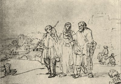 Turen til Emmaus af Rembrandt van Rijn