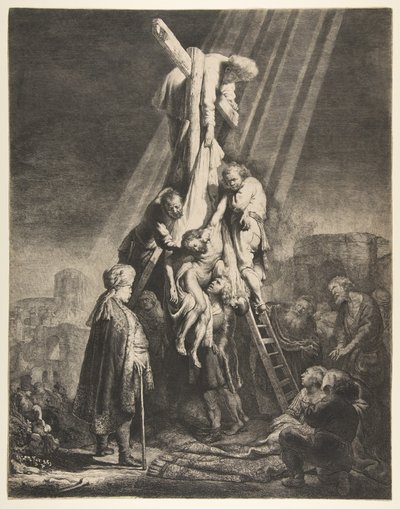 Nedstigning fra korset, 1633. af Rembrandt van Rijn
