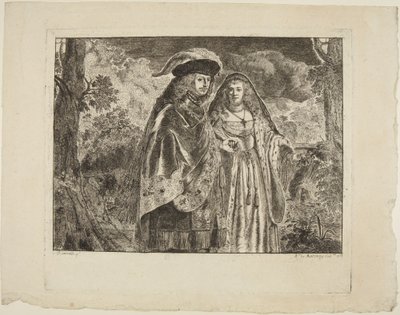 Manden med den hvide fjer af Rembrandt van Rijn