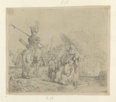 doop van de kamerling Samling af 85 originale tryk (serietitel) af Rembrandt van Rijn