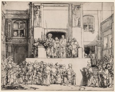 Ecce Homo. Kristus præsenteret for folket, 1655. af Rembrandt van Rijn