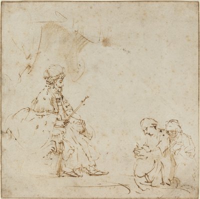 Ester foran Ahasverus af Rembrandt van Rijn