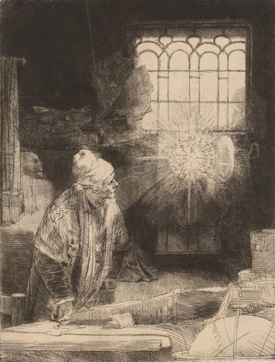 Faust, ca. 1652. af Rembrandt van Rijn