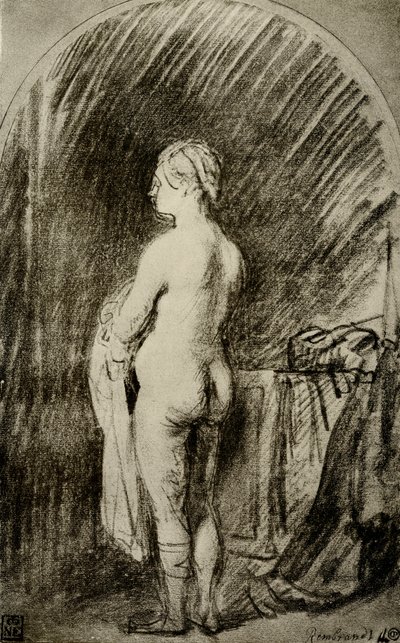 Kvinde nøgen af Rembrandt van Rijn