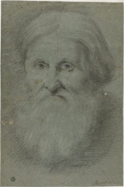Endeligt udgivet arbejde: Head of Menem Ben Israel af Rembrandt van Rijn