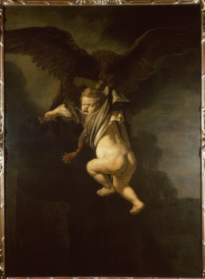 Ganymedes i kløerne på ørnen af Rembrandt van Rijn